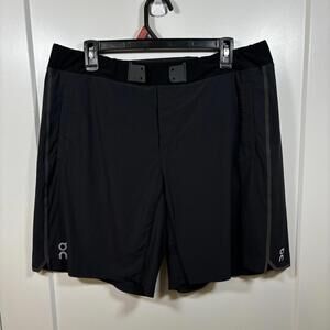 On Cloud Performance Hybrid Shorts Quick Dry Running Run On Clouds Black Size XL